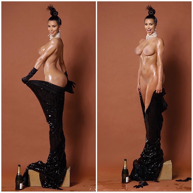 FOTO | Kim Kardashian a pozat din nou goală